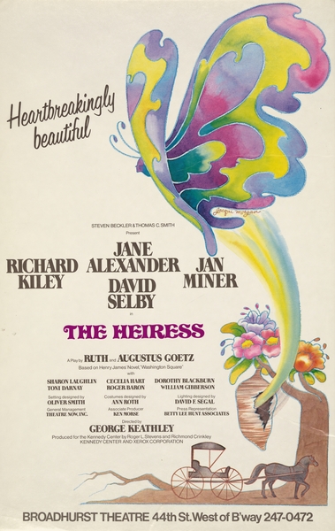 The Heiress 1976 Jacqui Morgan American 1939-2013 Artcraft Lithograph Poster by IStockHistory com