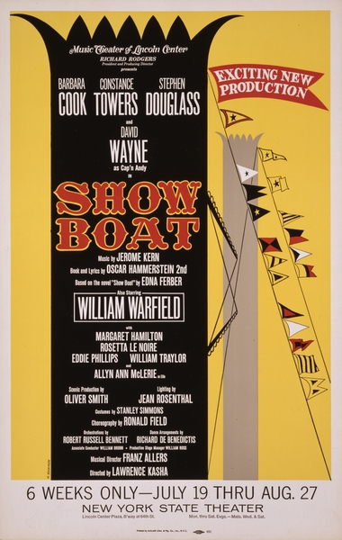 Showboat 1966 M. Koskinen Artcraft Lithograph Poster by IStockHistory com