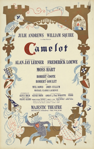 Camelot 1961 Stubis Artcraft Lithograph Poster by IStockHistory com