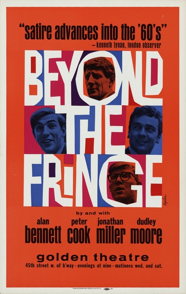 Beyond the fringe 1962 American 1905–1970 Artcraft Lithograph Poster by IStockHistory com