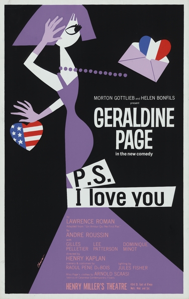 P.S. I love you 1964 Artcraft Lithograph Poster 1905–1970 by IStockHistory com
