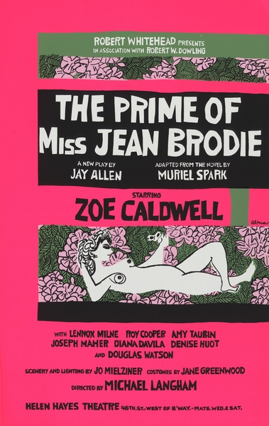 The Prime of Miss Jean Brodie 1968 Artcraft Lithograph Poster 1905–1970 by IStockHistory com