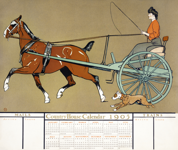 Country House calendar 1905  by Edward Penfield by IStockHistory com