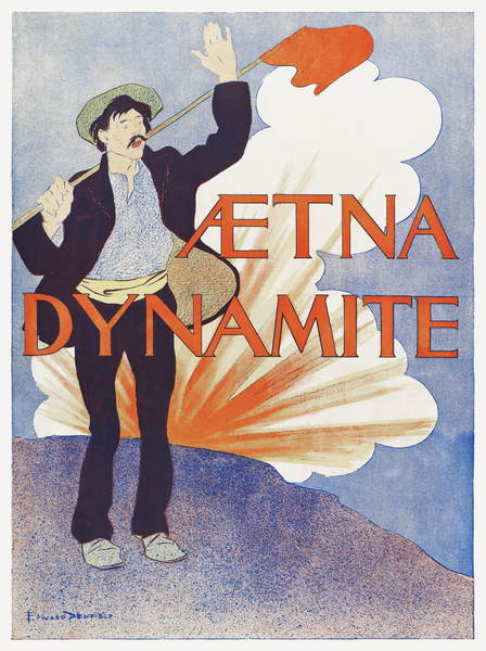 Aetna Dynamite 1895 by Edward Penfield by IStockHistory com