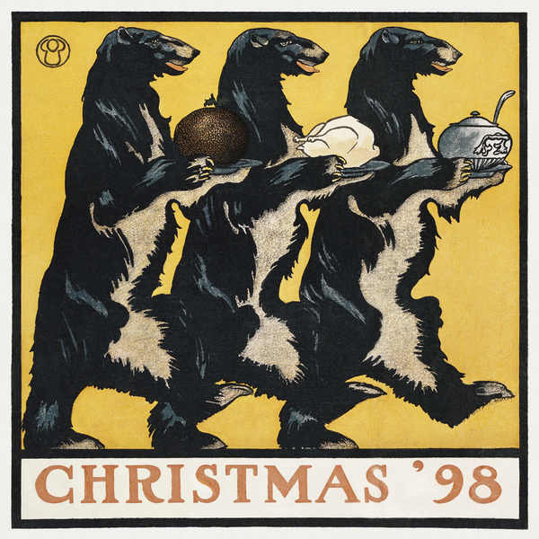 Vintage Christmas 98 1898 by Edward Penfield by IStockHistory com
