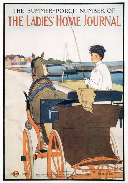 The Summer-Porch Number of The Ladies Home Journal 1908 by Edward Penfield by IStockHistory com