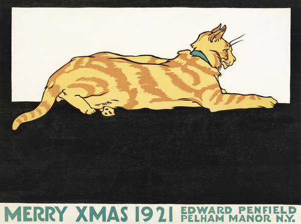 Merry Xmas 1921 by Edward Penfield by IStockHistory com