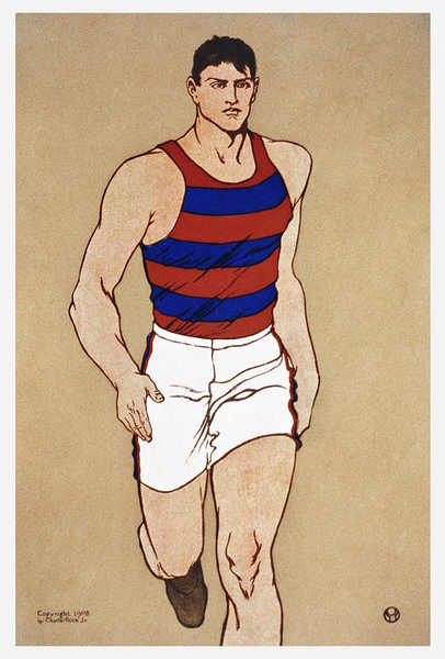 Athlete ca. 1908 by Edward Penfield by IStockHistory com