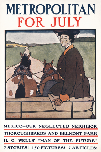 Metropolitan for July ca. 1900-1910 by Edward Penfield by IStockHistory com