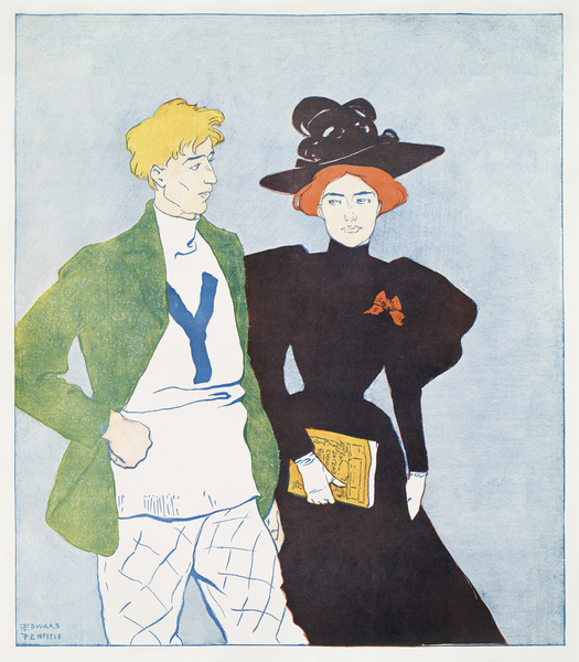 Harpers November 1894 by Edward Penfield by IStockHistory com