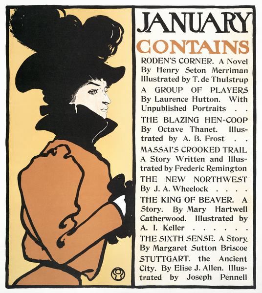 January Poster 1898 by Edward Penfield by IStockHistory com
