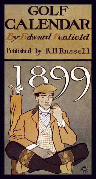 Golf Calendar 1899 by Edward Penfield by IStockHistory com