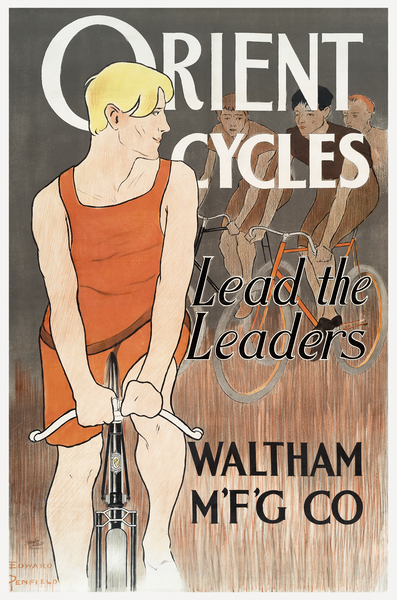 Orient Cycles 1895 by Edward Penfield by IStockHistory com