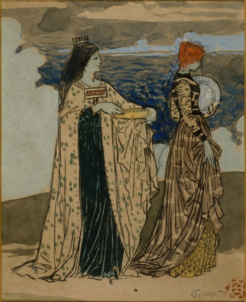 Princesse de légende Poster by Eugène Samuel Grasset by IStockHistory com