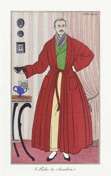 Costumes Parisiens 1913 fashion illustration  by George Barbier.  by IStockHistory com