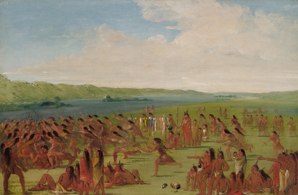 Ball-Play of The Women Prairie Du Chien 1835-1836 by IStockHistory com