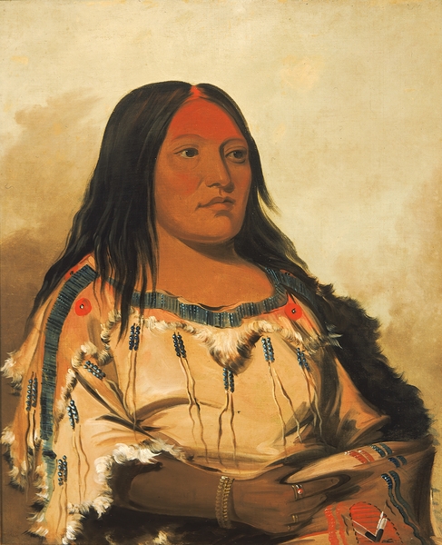 Eeh-Nís-Kim Crystal Stone Wife of The Chief 1832 by IStockHistory com