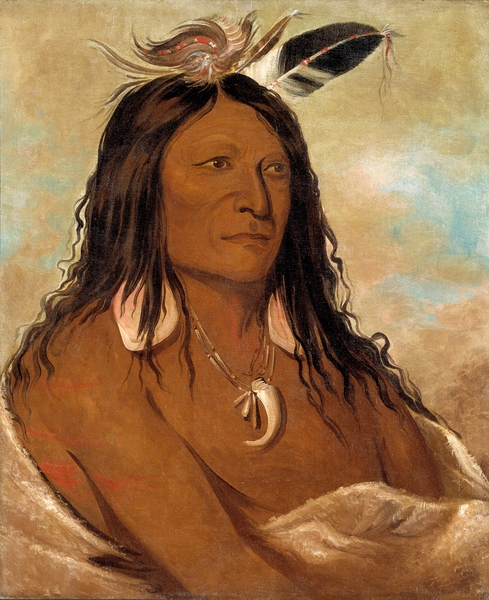 Eé-Shah-Kó-Nee Bow And Quiver First Chief of The Tribe 1834 by IStockHistory com