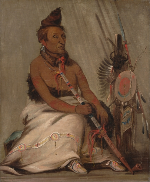 Eh-Toh’k-Pah-She-Pée-Shah Black Moccasin Aged Chief 1832 by IStockHistory com