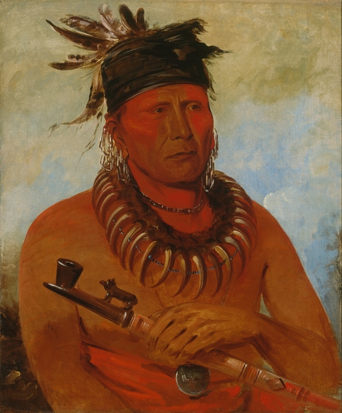 Háw-Che-Ke-Súg-Ga He Who Kills The Osages Chief of The Tribe 1832 by IStockHistory com