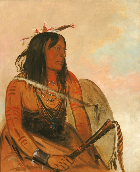 Ish-A-Ró-Yeh He Who Carries a Wolf a Distinguished Brave 1834 by IStockHistory com