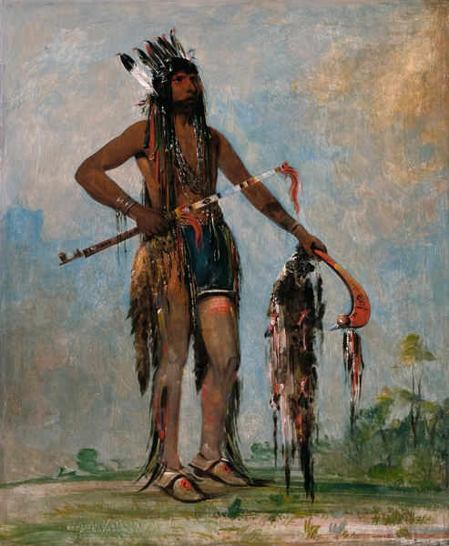 Ka-Bés-Hunk He Who Travels Everywhere a Warrior 1835 by IStockHistory com