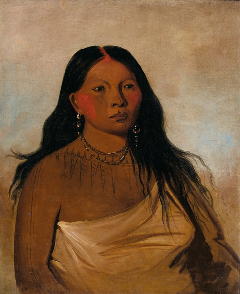 Káh-Kée-Tsee Thighs a Wichita Woman 1834 by IStockHistory com