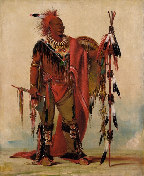 Kee-O-Kúk The Watchful Fox Chief of The Tribe 1835 by IStockHistory com