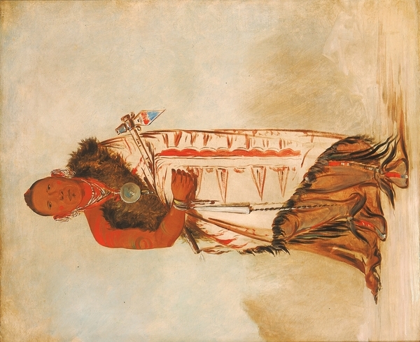 Ki-Hó-Go-Waw-Shú-Shee Brave Chief Chief of The Tribe 1832 by IStockHistory com