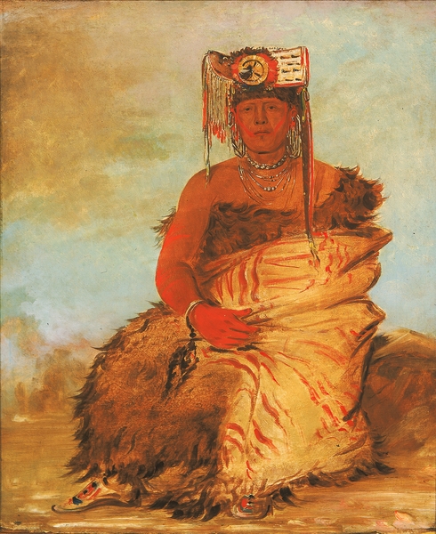La-Kée-Too-Wi-Rá-Sha Little Chief a Tapage Pawnee Warrior 1832 by IStockHistory com