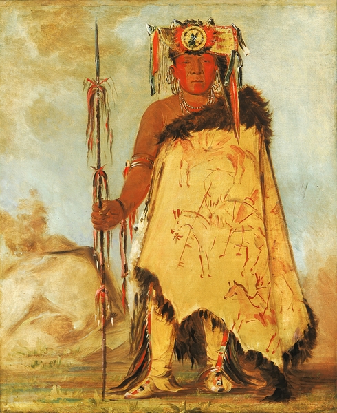 La-Wée-Re-Coo-Re-Shaw-Wee War Chief a Republican Pawnee 1832 by IStockHistory com