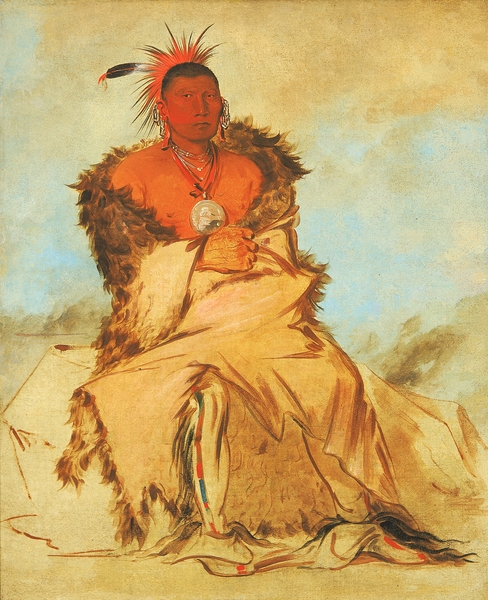 Loo-Rá-Wée-Re-Coo Bird That Goes To War a Tapage Pawnee 1832 by IStockHistory com