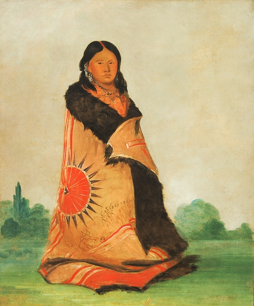 Mong-Shóng-Sha Bending Willow Wife of Great Chief 1832 by IStockHistory com