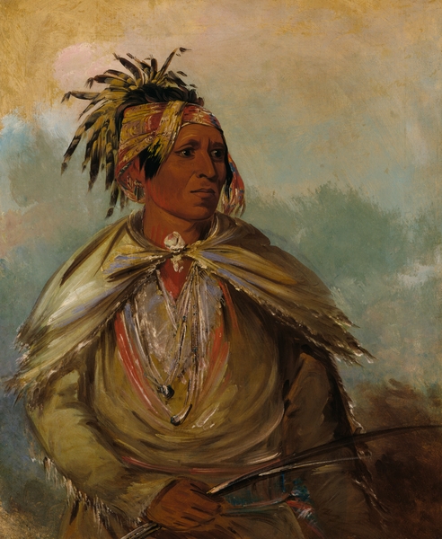 Pah-Mee-Ców-Ee-Tah Man Who Tracks a Chief 1830 by IStockHistory com