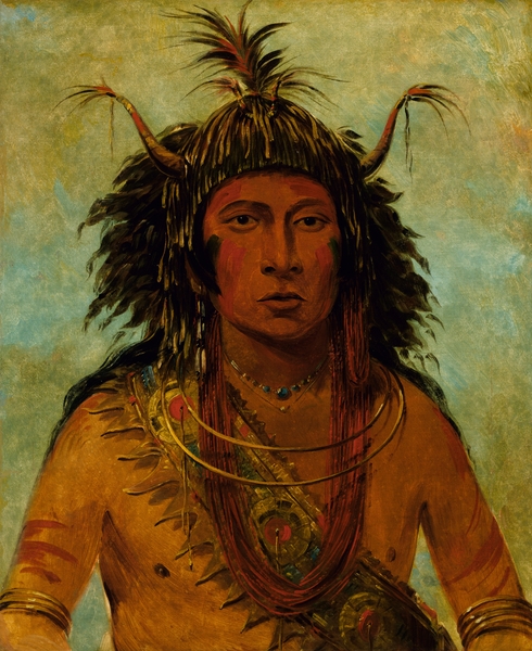 Say-Say-Gon Hail Storm War Chief 1845 by IStockHistory com