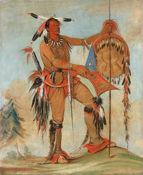 Ah-móu-a The Whale One of Kee-o-kúk’s Principal Braves 1835 by IStockHistory com