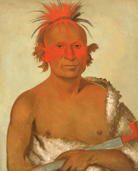 Pash-ee-pa-hó Little Stabbing Chief the Younger One of Black Hawk’s Braves 1832 by IStockHistory com