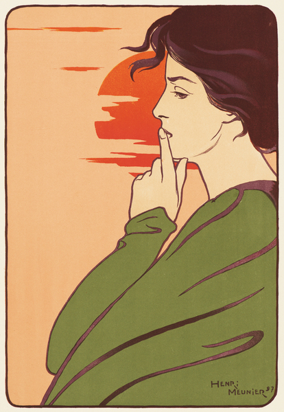 L’Heure du Silence 1897 Illustration by Georges Meunier by IStockHistory com