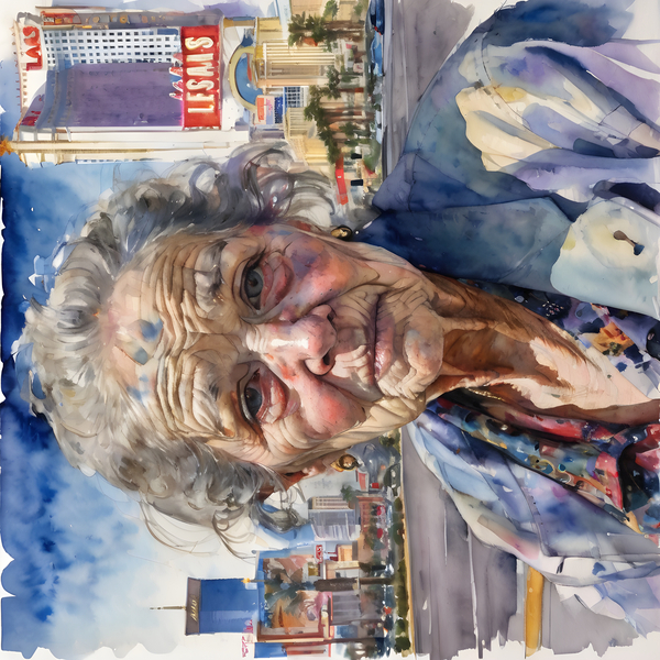 Watercolor “All Gone” By Bruce Lazarus by IStockHistory com