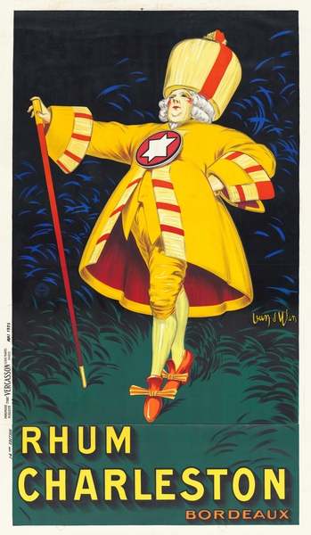 Rhum Charleston Bordeaux 1925 by Jean dYlen Poster by IStockHistory com