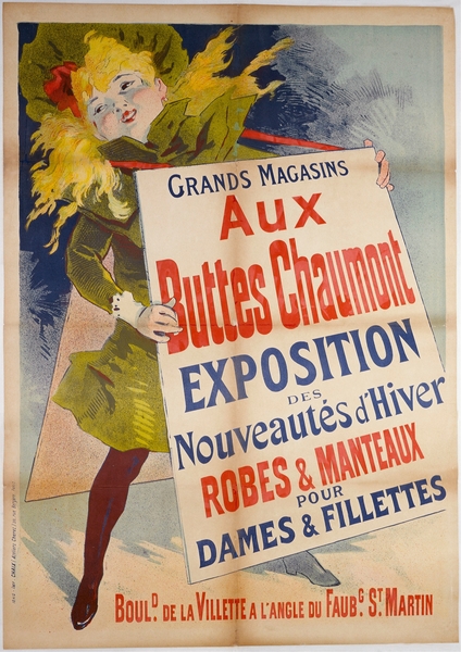 Aux Buttes Chaumont 1890 Poster by Jules Chéret by IStockHistory com
