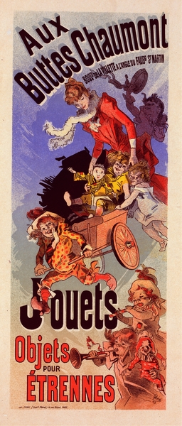Buttes Chaumont 1899 Poster by Jules Chéret by IStockHistory com
