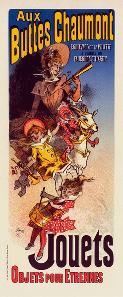 Magasin Des Buttes Chaumont 1899 Poster by Jules Chéret by IStockHistory com