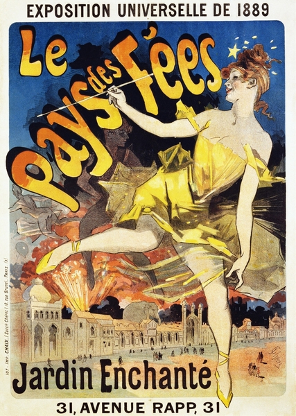 Le Pays Des Fees Poster 1889 Poster by Jules Chéret by IStockHistory com