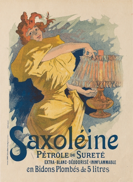 Les Maitres de L’Affiche Pl. 13 Saxoléine 1895 Poster by Jules Chéret by IStockHistory com
