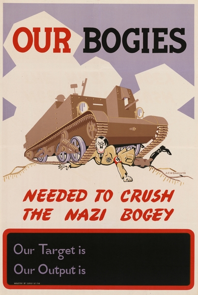 Our Bogies Needed to Crush the Nazi Bogey by IStockHistory com