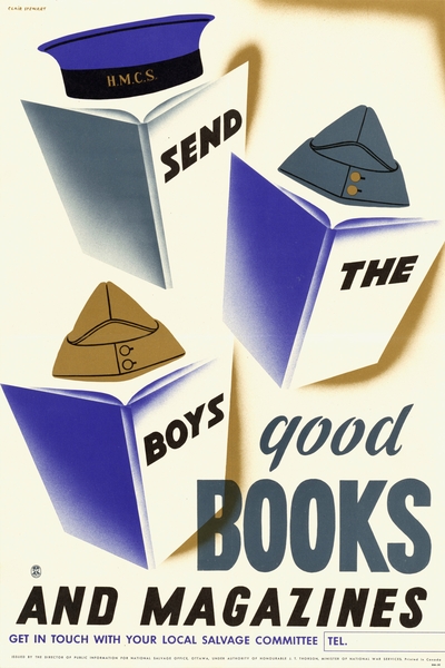Send The Boys Good Books And Magazines by IStockHistory com