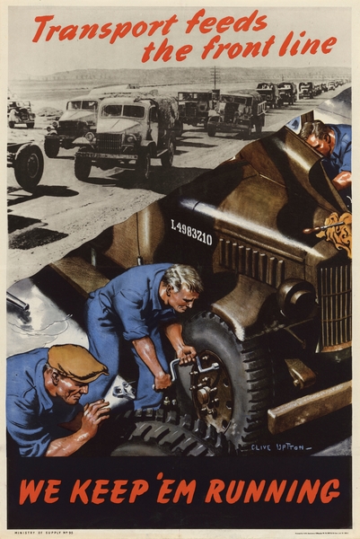 Transport Feeds the Front Line by IStockHistory com