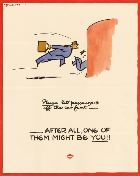 Please Let Passengers off the Car First – After All One of Them Might be You!! by IStockHistory com