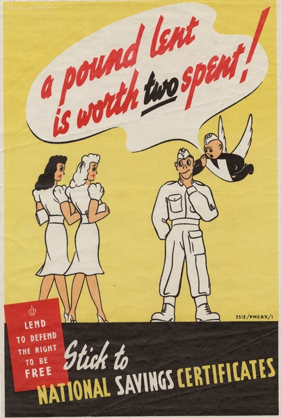 A Pound Lent is Worth Two Spent! by IStockHistory com
